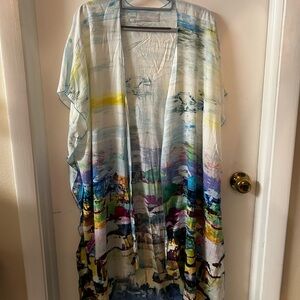 Colorful Abstract Kimono
